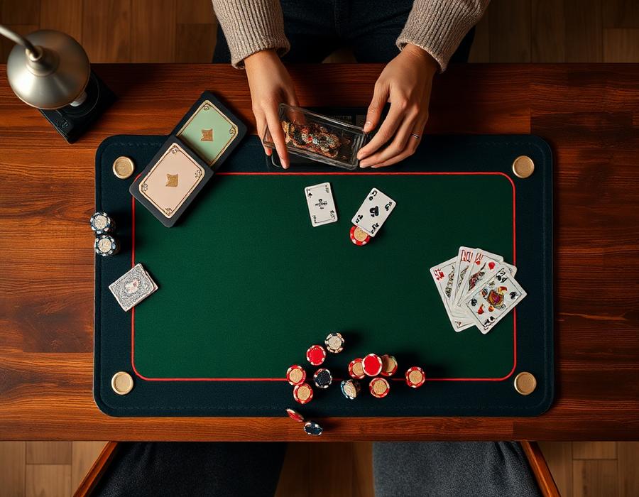 Pokerabend zu Hause: Die komplette Aufbau-Checkliste.